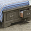 Upholstered Panel Sleigh Bed Design