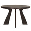 Chestnut Ridge - 5 Piece Dining Room Set (Round 47" Table & 4 Chairs) - Brown / Beige