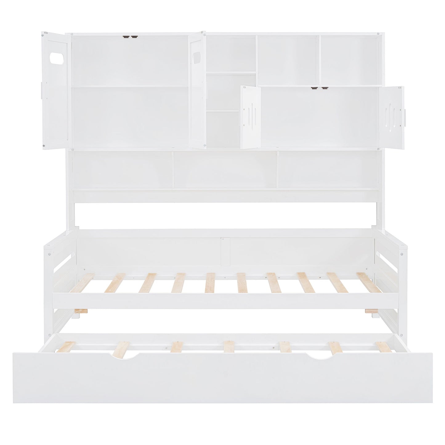 Daybed & All-In-One Cabinet And Shelf