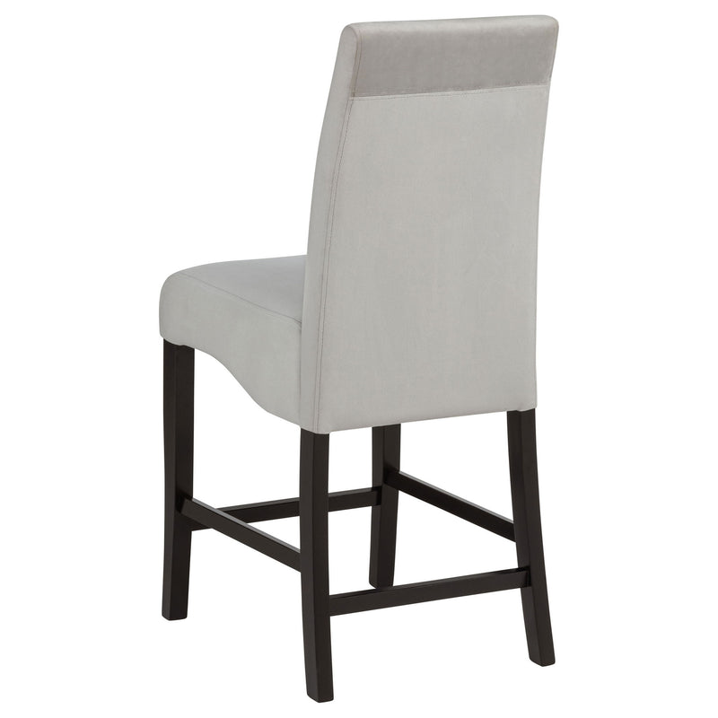 Upholstered Counter Stools (Set of 2) - Gray