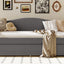 Upholstered Daybed With Storage Armrests, Trundle And Latest Integrated tooth Audio System