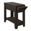 Accent Side Table, Storage, Lamp, Transitional Space-Saving Design
