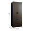 Brook - 2 Door Closet With 2 Drawers And Hanging Bars - Dark Brown