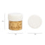 Nebula - Round Upholstered Ottoman - White