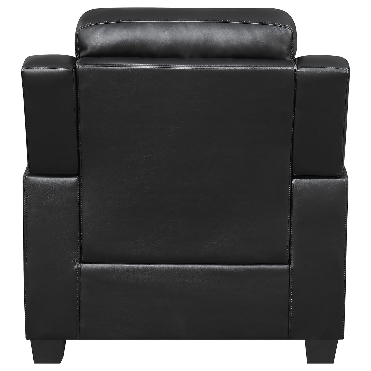 Winchell - Upholstered Padded Arm Tufted Accent Chair - Black