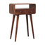 Solid Wood Curved Console Table