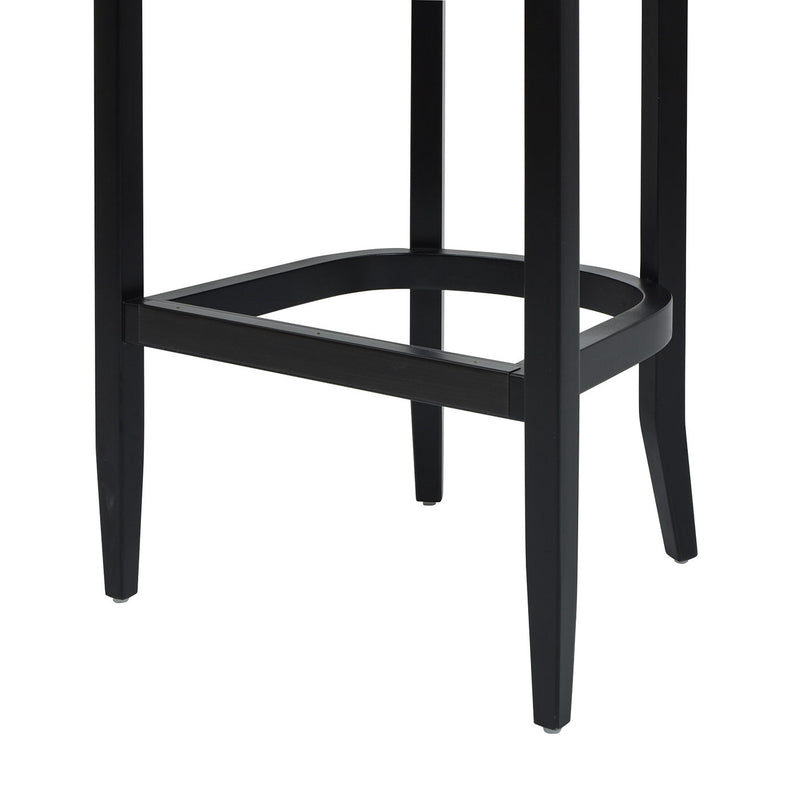 Americana - Mid-Century Modern Cane Back Counter Stool