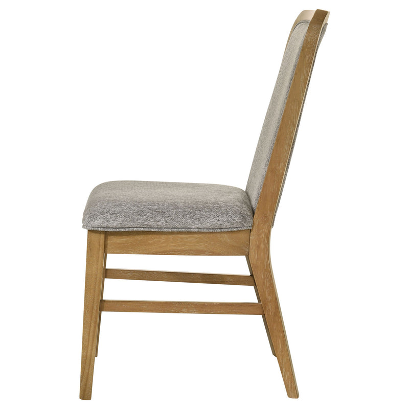 Teleli - Dining Side Chair (Set of 2) - Natural / Gray
