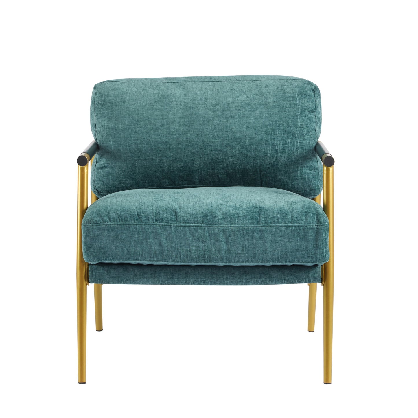 Modern Accent Chair With Cushions, Cozy Seating