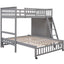 Bunk Bed With 6 Drawers And Flexible Shelves, Bottom Bed With Wheels