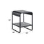 Raziela - End Table With Storage - Black / Gray
