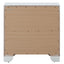 Contemporary Nightstand - Silver Champagne - Particle Board