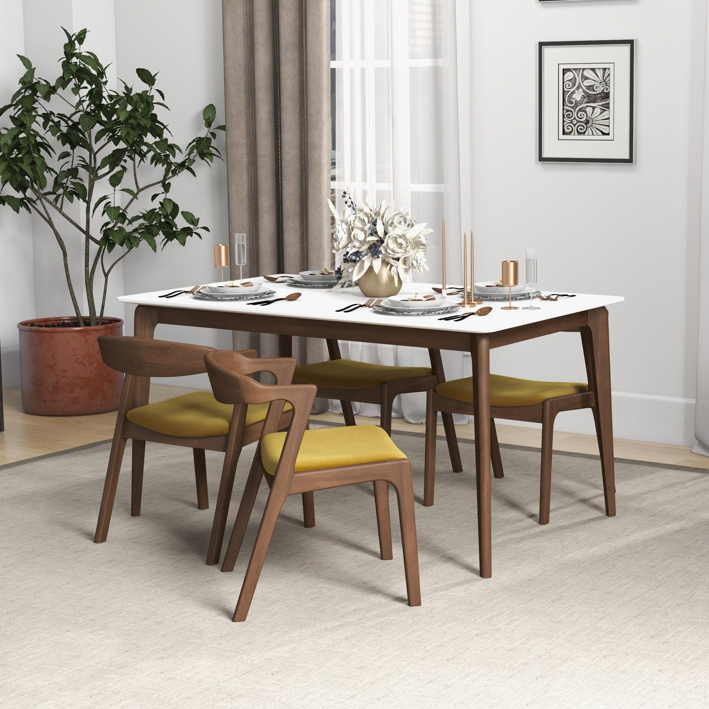 Dakota - Mid-Century Modern Dining Chair (Set of 2)