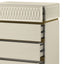 Stanley - 5 Drawer Chest With Crocodile Texture - Gray