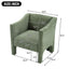 Barrel Accent Chair With Enclosed Arms