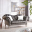 Elegant Round Arm Loveseat