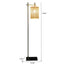 Brizo - Tall Corner Floor Lamp - Gold