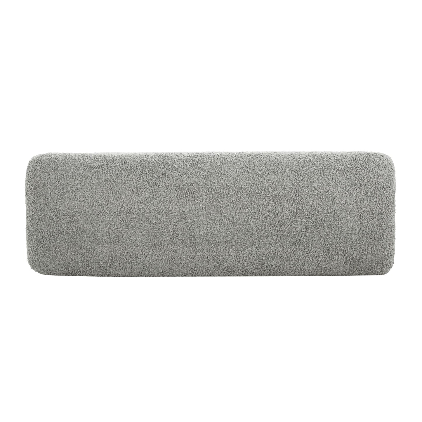 Contemporary Ottoman With Foam Cushion And Durable Upholstery