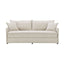 Elisea - Sleeper Sectional Sofa With 2 Toss Pillows - Beige