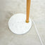 Tall Corner Floor Lamp For Living Room - White