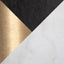 Leslie - Glam / Art Deco Floor Lamp - Gold / White