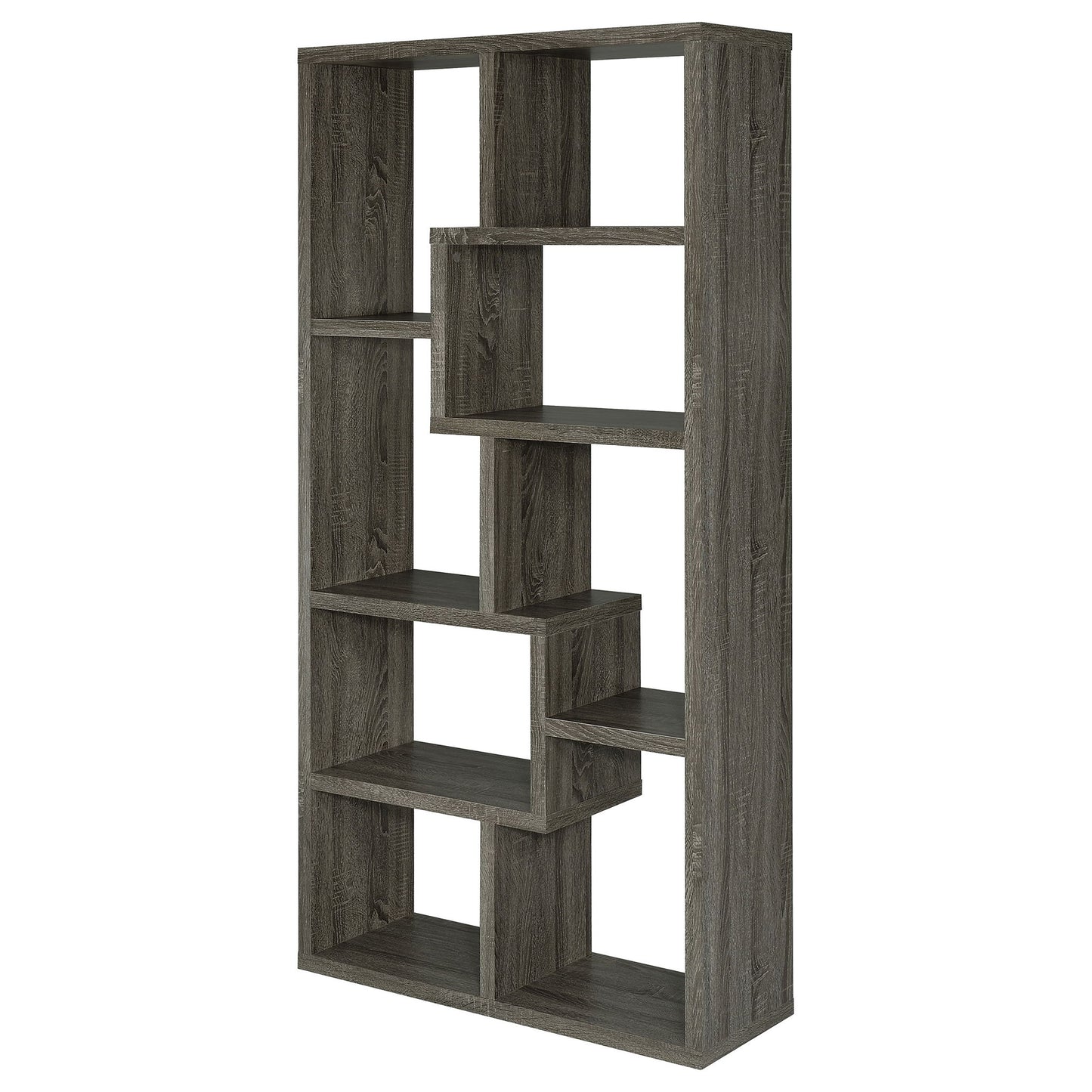 8 Shelf Geometric Bookcase