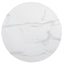 Round Dining Table With Pedestal Base - White
