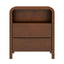 Lionel - Nightstand 2 Drawer - Brown