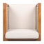 Outdoor Club Chair & Rope Arm And Cushions