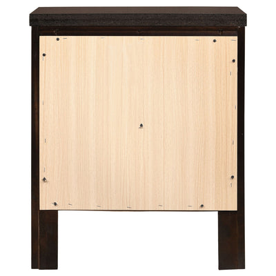 Garrett - 2 Drawer Nightstand - Cappuccino