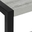 Accent Side Table, Narrow, Small, 2 Tier, Contemporary And Modern