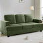 Modern Sofa, Comfortable 3 Seater Couch With Deep Seating, Loose Back Cushions, Wide Arms