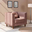 Chesterfield Accent Tufted Square Arm Side Chair