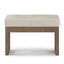 Milltown - Upholstered Ottoman Bench