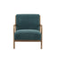 Mid-Century Style Lounge Chair With Upholstered Seat