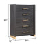 Clifton - 5 Drawer Chest - Espresso