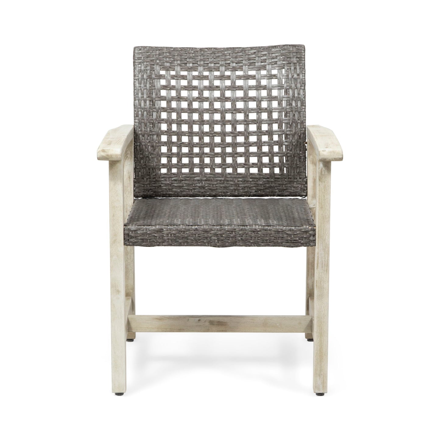Outdoor Dining Chair Acacia Wood Frame (Set of 2)
