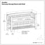 Acadian - Entryway Storage Bench With Shelf - Brown
