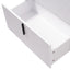 Bathroom Vanity With Ceramic Sink, Fluted Design