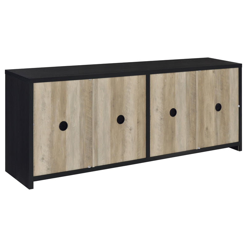 Kennison - TV Stand - Black