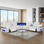 Nova - Sectional With Bluetooth Speaker, LED And Lifting Wine Cabinet