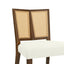 Mid Century Rattan Dining Chair Without Arms Set
