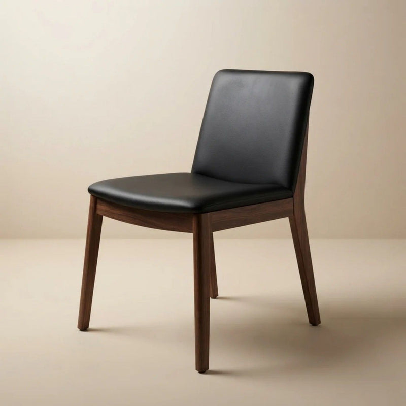 Laura - Mid-Century Modern Solid Wood Dining Chair (Set of 2)