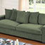 Luxe Sofa With 5 Matching Toss Pillows, Sleek Design, Spacious And Comfortable 3 Seater Couch