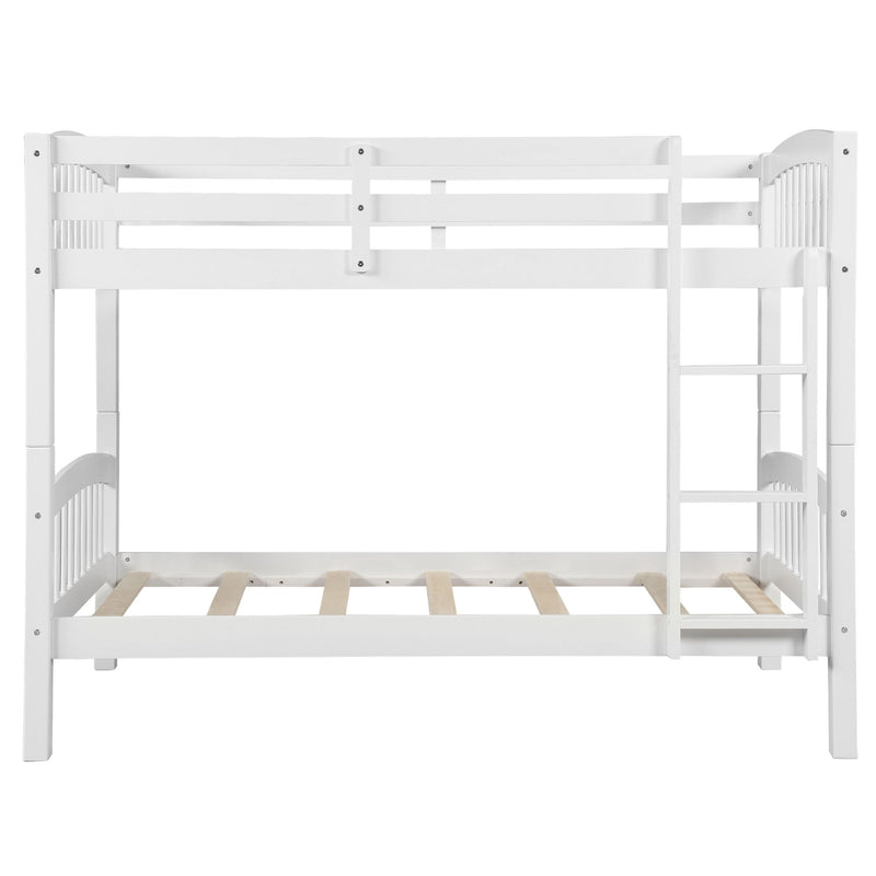 Solid Construction Bunk Bed With Ladder