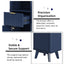 Tall Bathroom Storage Cabinet With Adjustable Shelves And 1 Drawer & Door