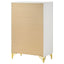 Chesney - 5 Drawer Chest With Trim - White