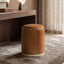 Nico - Round Ottoman Stool - Brown