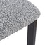 Modern Upholstered Armless Dining Chairs With Metal Legs