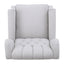 Armchair Recliner With Pushback Mechanism And Wingback Design